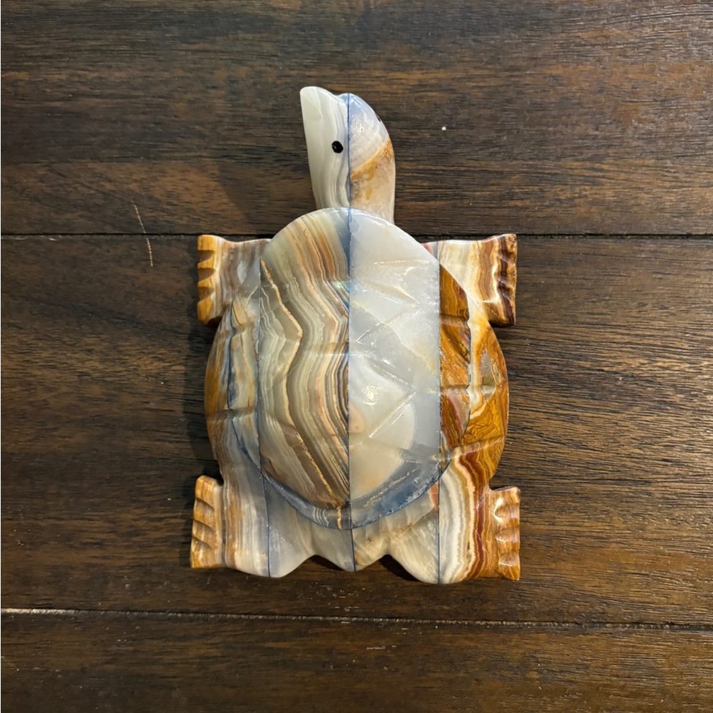 Marbled Turtle Figurine